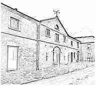 Sketch of Bespoke Joinery in Listed Barn Conversion by Merrin Joinery