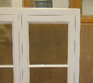 Casement window with dummy sash on non-opening side to give symmetrical appearance