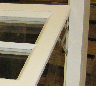 ‏Fire safety mock sash window by Merrin Joinery